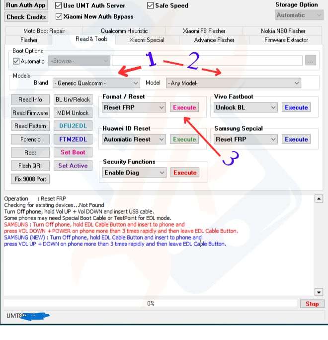 Xiaomi Redmi 10C​ - unlock frp bypass test point UMT QC FIRE | ONE CLICK